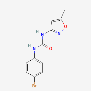 1-(4-Bromophenyl)-3-(5-methyl-1,2-oxazol-3-yl)urea - 55807-86-8