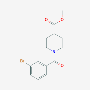 Methyl 1-(3-bromobenzoyl)piperidine-4-carboxylate - 6600-14-2