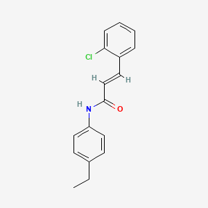 (2E)-3-(2-chlorophenyl)-N-(4-ethylphenyl)prop-2-enamide - 