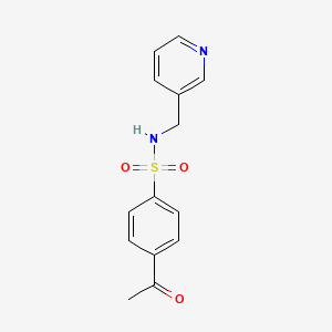 4-Acetyl-N-pyridin-3-ylmethyl-benzenesulfonamide - 