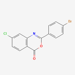 2-(4-Bromophenyl)-7-chloro-3,1-benzoxazin-4-one - 5793-19-1