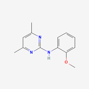 N-(2-methoxyphenyl)-4,6-dimethylpyrimidin-2-amine - 