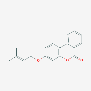 3-[(3-methyl-2-butenyl)oxy]-6H-benzo[c]chromen-6-one - 