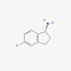 (1R)-5-fluoro-2,3-dihydro-1H-inden-1-amine - 1352571-83-5