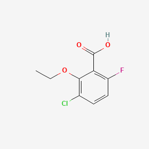 3-Chloro-2-ethoxy-6-fluorobenzoic acid - 2386086-92-4