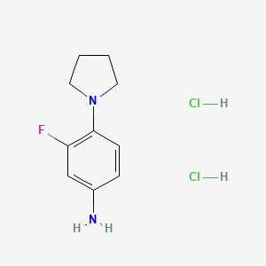 3-Fluoro-4-(pyrrolidin-1-yl)aniline dihydrochloride - 1049756-71-9