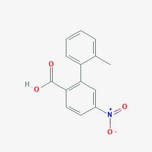 2-(2-Methylphenyl)-4-nitrobenzoic acid - 191103-88-5