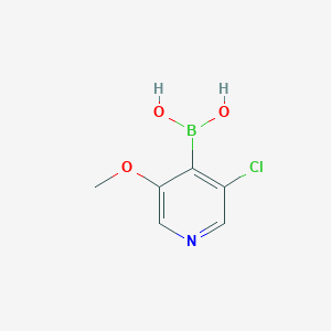 (3-Chloro-5-methoxypyridin-4-YL)boronic acid - 2096339-57-8