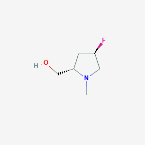 ((2S,4R)-4-Fluoro-1-methylpyrrolidin-2-yl)methanol - 2206737-78-0