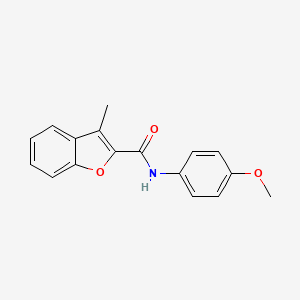 N-(4-methoxyphenyl)-3-methyl-1-benzofuran-2-carboxamide - 34319-22-7