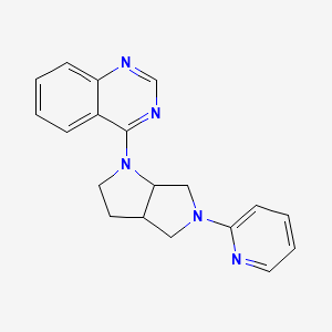 4-[5-(pyridin-2-yl)-octahydropyrrolo[3,4-b]pyrrol-1-yl]quinazoline - 2549052-10-8