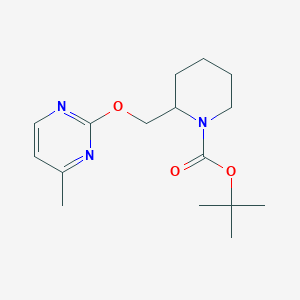 2-(4-Methyl-pyrimidin-2-yloxymethyl)-piperidine-1-carboxylic acid tert-butyl ester - 