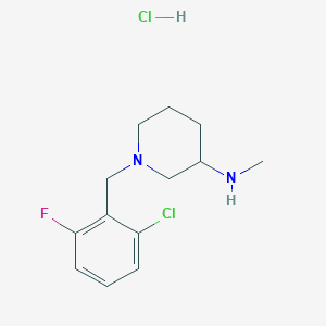 [1-(2-Chloro-6-fluoro-benzyl)-piperidin-3-yl]-methyl-amine hydrochloride - 