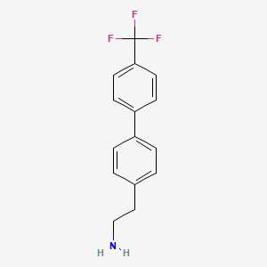 2-(4'-(Trifluoromethyl)-[1,1'-biphenyl]-4-yl)ethanamine - 