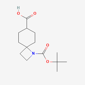 1-(tert-Butoxycarbonyl)-1-azaspiro[3.5]nonane-7-carboxylic acid - 