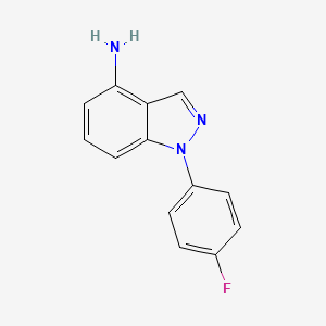 4-Amino-1-(4-fluorophenyl)-1h-indazole - 913002-87-6