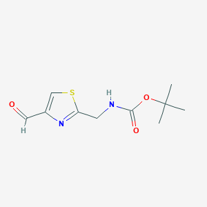 Tert-butyl ((4-formylthiazol-2-YL)methyl)carbamate - 