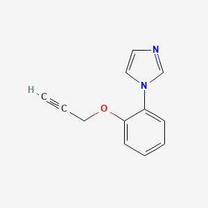 1-{2-[(Prop-2-yn-1-yl)oxy]phenyl}-1H-imidazole - 61292-54-4