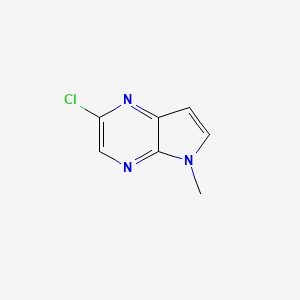 2-Chloro-5-methyl-5H-pyrrolo[2,3-b]pyrazine - 