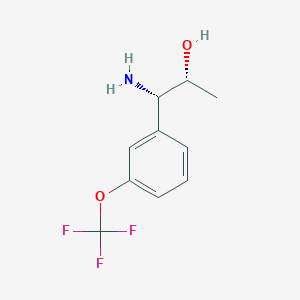 (1S,2R)-1-Amino-1-[3-(trifluoromethoxy)phenyl]propan-2-OL - 