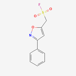 (3-Phenyl-1,2-oxazol-5-yl)methanesulfonyl fluoride - 