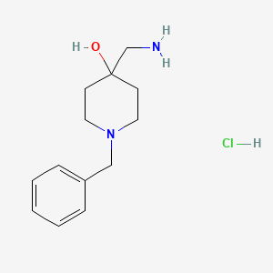 4-(Aminomethyl)-1-benzylpiperidin-4-ol hydrochloride - 