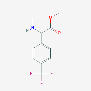 Methyl 2-(methylamino)-2-(4-(trifluoromethyl)phenyl)acetate - 