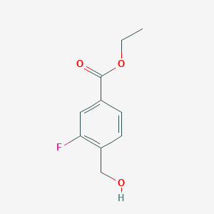 Ethyl 3-fluoro-4-(hydroxymethyl)benzoate - 