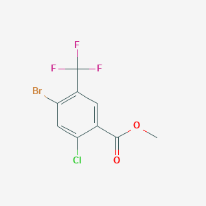 Methyl 4-bromo-2-chloro-5-(trifluoromethyl)benzoate - 