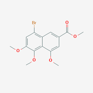 8-Bromo-4,5,6-trimethoxy-2-naphthalenecarboxylic acid methyl ester - 