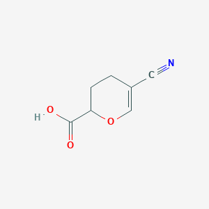 5-Cyano-3,4-dihydro-2H-pyran-2-carboxylic acid - 76245-01-7