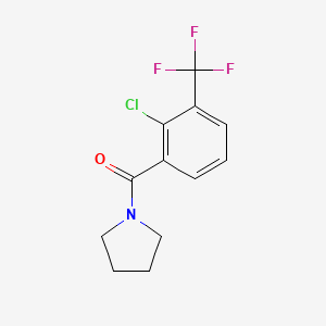 (2-Chloro-3-(trifluoromethyl)phenyl)(pyrrolidin-1-yl)methanone - 