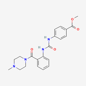 Methyl 4-[({2-[(4-methylpiperazin-1-yl)carbonyl]phenyl}carbamoyl)amino]benzoate - 