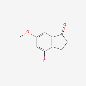 4-Fluoro-6-methoxy-2,3-dihydro-1H-inden-1-one - 