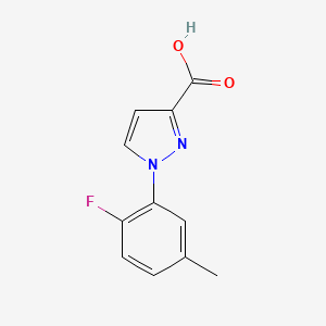 1-(2-Fluoro-5-methylphenyl)-1h-pyrazole-3-carboxylic acid - 