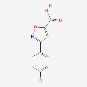 3-(4-Chlorophenyl)-1,2-oxazole-5-carboxylic acid - 338982-11-9