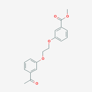 Methyl 3-(2-(3-acetylphenoxy)ethoxy)benzoate - 937601-96-2