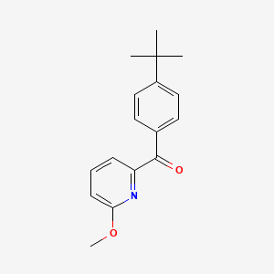 2-(4-tert-Butylbenzoyl)-6-methoxypyridine - 1187164-25-5