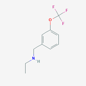 Ethyl({[3-(trifluoromethoxy)phenyl]methyl})amine - 574731-12-7