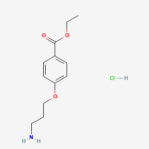 Ethyl 4-(3-aminopropoxy)benzoate;hydrochloride - 100840-70-8