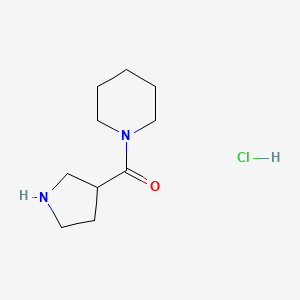 Piperidin-1-yl-pyrrolidin-3-yl-methanone hydrochloride - 917505-24-9