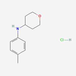 N-(p-Tolyl)tetrahydro-2H-pyran-4-amine hydrochloride - 1158447-38-1