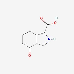 4-Oxo-octahydro-isoindole-1-carboxylic acid - 1403766-61-9