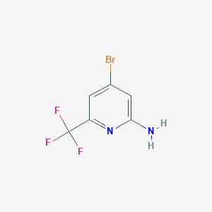 4-Bromo-6-(trifluoromethyl)pyridin-2-amine - 1196147-49-5