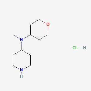 N-Methyl-N-(tetrahydro-2H-pyran-4-yl)piperidin-4-amine hydrochloride - 1451391-78-8