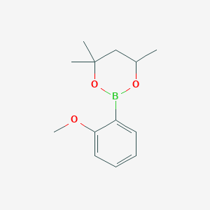 2-(2-Methoxyphenyl)-4,4,6-trimethyl-1,3,2-dioxaborinane - 934558-37-9