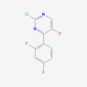 2-Chloro-4-(2,4-difluorophenyl)-5-fluoropyrimidine - 1402545-53-2