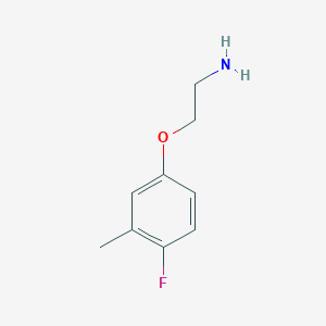 2-(4-Fluoro-3-methylphenoxy)ethan-1-amine - 883532-18-1