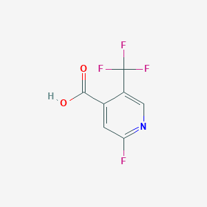 2-Fluoro-5-(trifluoromethyl)isonicotinic acid - 1227574-99-3