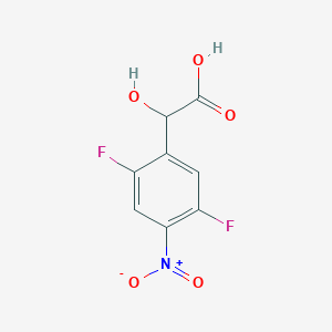 2,5-Difluoro-4-nitromandelic acid - 1806336-39-9